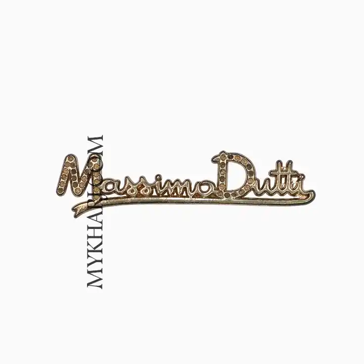 مارک فلزی دوختنی برند Massimo Dutti (2)