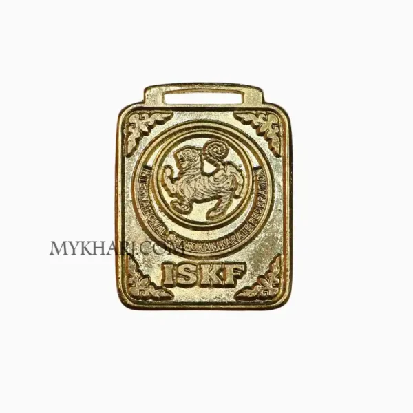 مدال فدراسیون کاراته طرح مستطیل